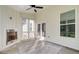 Screened porch with a fireplace, offering a cozy outdoor living space at 315 Westfall Ter # 226A, Loganville, GA 30052