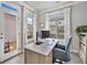 Bright home office with a modern desk setup and natural light from the large windows at 1094 Township Sq, Alpharetta, GA 30022