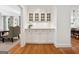 Charming dining area with custom cabinetry offering a blend of style and functionality at 508 Hastings Dr, Peachtree City, GA 30269