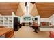Well-lit office space with custom built-ins, desk, and bench seating, perfect for productivity and comfort at 508 Hastings Dr, Peachtree City, GA 30269