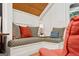 Inviting corner sitting area with comfortable cushions and a side table at 508 Hastings Dr, Peachtree City, GA 30269