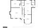 Detailed floor plan showcasing the layout of the home with dimensions for each room at 140 Laurel Lake Rd, Tyrone, GA 30290