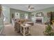 The living room features a fireplace, mantel, and ample seating at 140 Laurel Lake Rd, Tyrone, GA 30290