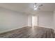 Bright and airy bedroom with ceiling fan and ensuite bathroom at 2576 Abbotts Glen Nw Dr, Acworth, GA 30101