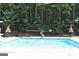 Community swimming pool with lounge seating surrounded by trees and greenery, offering a place to relax at 335 S Satinwood Pl, Roswell, GA 30076
