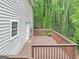 Cozy back deck perfect for relaxation, overlooking a private backyard at 1625 Clark Lake Nw, Acworth, GA 30102