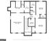 Second floor plan displaying the primary bedroom, bathrooms, laundry, and additional bedrooms with walk-in closets at 1625 Clark Lake Nw, Acworth, GA 30102