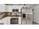 Well-equipped kitchen features stainless steel appliances at 1625 Clark Lake Nw, Acworth, GA 30102