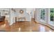 Living room featuring hardwood floors, neutral walls and large windows for plenty of natural light at 1625 Clark Lake Nw, Acworth, GA 30102