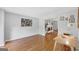 Open living room with hardwood floors, neutral walls, and ample space for modern furnishings at 1625 Clark Lake Nw, Acworth, GA 30102