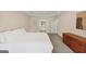 Main bedroom with carpet, ensuite bathroom and simple, neutral decor at 1625 Clark Lake Nw, Acworth, GA 30102