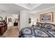 The main bedroom features carpet flooring, a ceiling fan, and a large dresser at 1625 Clark Lake Nw, Acworth, GA 30102