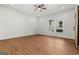 Bedroom features wood-look floors, recessed lighting, ceiling fan and double windows at 2328 Lakewood Ave Sw, Atlanta, GA 30315