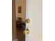 View of a home's entryway door opening to reveal living area, creating a welcoming first impression at 740 Pebble Blvd, Covington, GA 30016