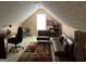 Cozy living room with seating, carpet, and desk perfect for relaxing and working at 740 Pebble Blvd, Covington, GA 30016