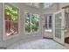 Backyard featuring mature trees and beautiful landscaping at 185 Newfield Dr, Tyrone, GA 30290