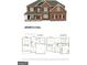 Illustration of a two-story home with brick and dark-colored siding accents at 140 Wilson Drive, Mcdonough, GA 30252