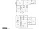 First and second floor plan layout with room dimensions and locations at 135 Crimson Rdg, Tyrone, GA 30290
