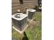 Air conditioning units on a grassy lawn at 121 Fountain Oak, Villa Rica, GA 30180