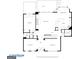 First floor plan featuring the kitchen, dining room, Gathering room, and bedroom at 120 Oak Shadow Way, Fayetteville, GA 30215