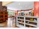 Eat-in kitchen with granite countertops, white cabinets, stainless steel appliances, and breakfast nook at 120 Oak Shadow Way, Fayetteville, GA 30215
