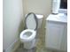 Bathroom with a toilet, and sink at 225 Long Creek Dr, Covington, GA 30016