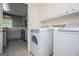 Functional laundry area conveniently located near the kitchen, with modern appliances and finishes at 65 Pine Haven Ct, Carrollton, GA 30116