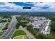 Aerial view of new townhome community showcases lush green surroundings and convenient location to Smyrna, GA at 2118 Iverson Se Dr, Smyrna, GA 30080