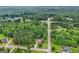 A picturesque aerial shot featuring a home nestled in a neighborhood with verdant trees and manicured yards at 52 Olivia Ct, Palmetto, GA 30268