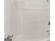 All white bathtub and shower at 52 Olivia Ct, Palmetto, GA 30268