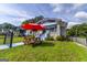 Quaint home with a cozy front porch, complemented by a picnic table and red umbrella at 1091 Selwin Sw Ave, Atlanta, GA 30310