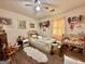 Bedroom filled with a large collection of dolls and collectables at 150 Willow Shoals Dr, Covington, GA 30016