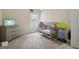 bedroom with neutral paint to provide a blank canvas for personalization and decoration at 7813 Newbury Dr, Jonesboro, GA 30236