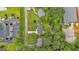 This aerial shot highlights the property's proximity to parking and surrounding natural beauty at 30 Mary Ella Dr, Carrollton, GA 30116