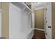 Mudroom area with a built-in bench and coat rack at 108 Donovan Ave, Locust Grove, GA 30248