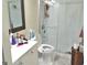 Bathroom with shower and sleek vanity providing a clean and functional space at 3332 Glenrose Trl, Chamblee, GA 30341