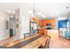 Modern kitchen featuring stainless steel appliances, wood cabinets, and a functional kitchen island at 2600 Neighborhood Walk, Villa Rica, GA 30180