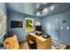 Bright office space features a large window, desk and closet at 1981 Shalimar Ne Dr, Atlanta, GA 30345