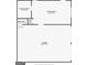 Basement floor plan outlining the Gathering room, laundry, and garage space, providing a full view of the home's structure at 610 Lake Dr, Snellville, GA 30039