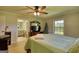 Bedroom with a neutral color scheme and view to the bathroom at 12621 Highway 142, Oxford, GA 30054