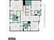 Upstairs floor plan featuring bedrooms, bathrooms, a laundry room, and walk-in closets at 3005 Nicholas Dr, Villa Rica, GA 30180