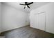This bedroom features a closet and neutral paint at 1460 Bakers Bridge Rd, Douglasville, GA 30134
