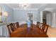 Spacious dining room featuring hardwood floors and traditional decor at 1602 Cascade Overlook, Peachtree City, GA 30269