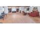 Spacious basement with fireplace, neutral walls, and wood-look flooring at 370 Grand Teton Cir, Fayetteville, GA 30215