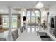 Kitchen island overlooking the living room area at 413 Canterbury Way, Jonesboro, GA 30236