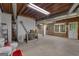 Unfinished basement space with concrete floor and exposed ceiling, offering ample potential at 190 Willow Lake Ln, Sharpsburg, GA 30277