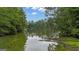Scenic view of a tranquil lake surrounded by lush green trees and clear skies at 190 Willow Lake Ln, Sharpsburg, GA 30277