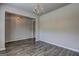 Spacious dining area featuring wood flooring and modern lighting fixtures at 237 Cranapple Ln, Mcdonough, GA 30253