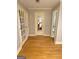 Hallway area with hardwood floors leads to bedroom, bathroom and large closet at 242 Adair St, Decatur, GA 30030