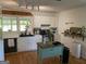 Kitchen with modern appliances, countertops and an island at 211 Groveland Dr, Peachtree City, GA 30269
